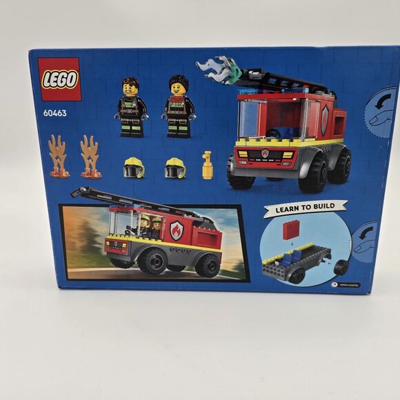 LEGO City 60463 Fire Truck Building Set 82 Pieces Ages 4+ - Picture 3 of 5